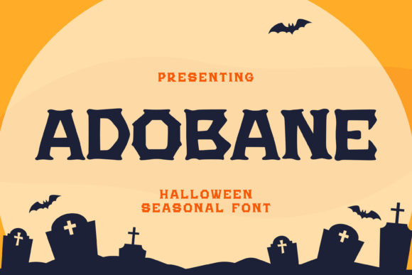 Adobane: A Spooky Display Font That Elevates Halloween-Themed Web Design