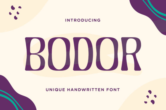Bodor: A Bold Display Font for Impactful Marketing Visuals