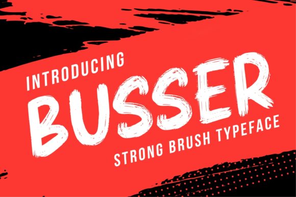 Busser: A Bold Display Font for Modern Business Branding