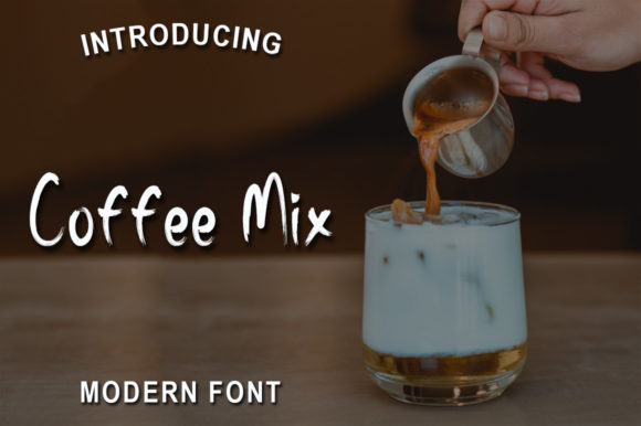 Coffee Mix: A Modern Display Font for Bold Brand Identities