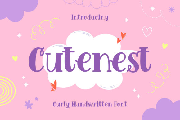 Cutenest: A Playful Display Font for Modern Web Design