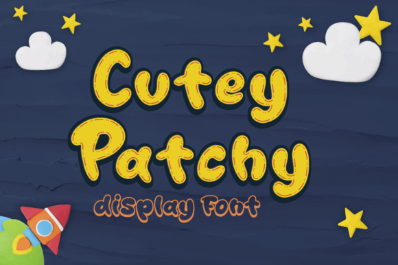 Cutey Patchy: A Playful Display Font for Small Business Branding