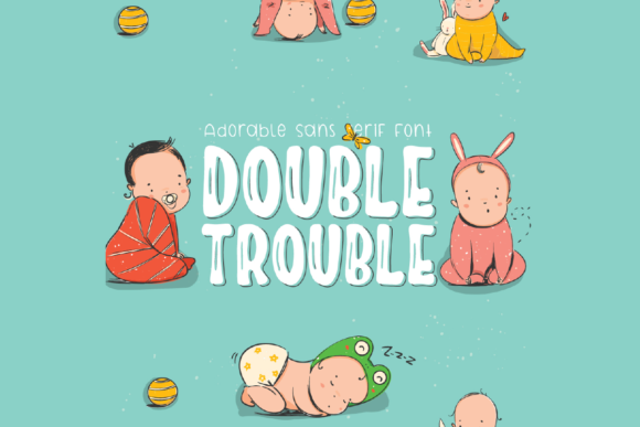 Double Trouble: The Playful Display Font That Boosts Campaign Personality