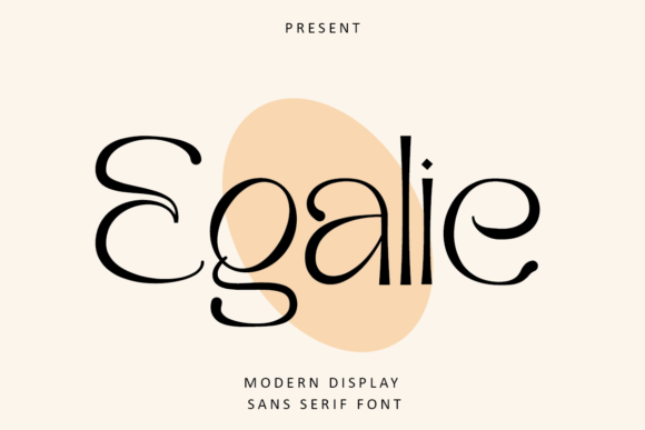 Egalie: A Modern Display Font for Editorial Design and Digital Publishing