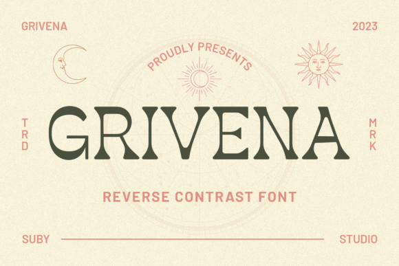 Grivena: A Retro Display Font That Elevates Editorial Design