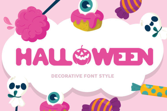Halloween Cute Font: A Spooky Display Typeface for Digital Design