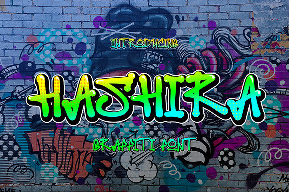 Hashira: A Graffiti-Styled Display Font That Elevates Campaign Visuals