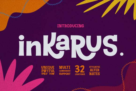 Inkarus: A Vintage Display Font That Brings Handmade Designs to Life