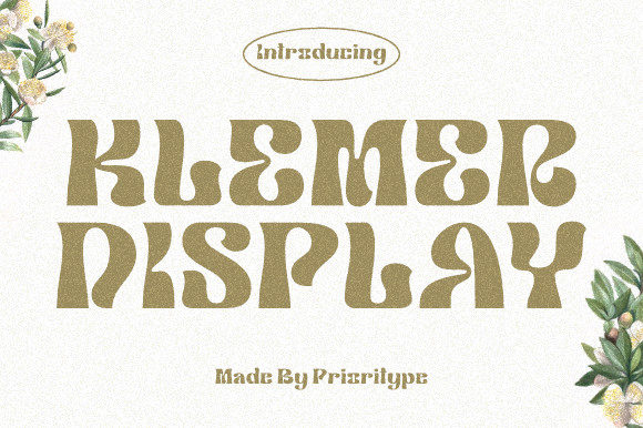 Klemer: A Wavy Display Font That Elevates Handmade and Craft Products