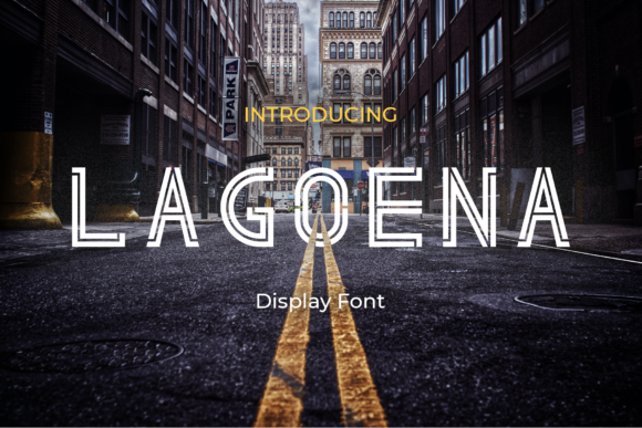 Lagoena: A Modern Display Font for Editorial Design and Digital Publishing