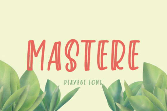 Mastere: A Playful Display Font That Elevates Your Business Branding