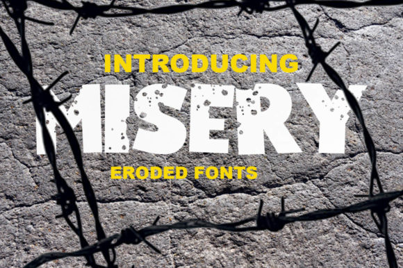 Misery: A Bold Display Font for Editorial Design and Digital Publishing