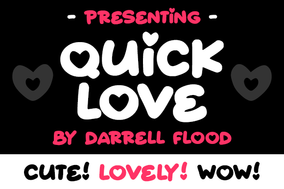 Quick Love: A Charming Display Font for Thoughtful Editorial Design