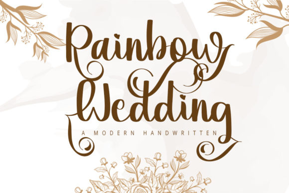 Rainbow Wedding Font: Elevating Web Design with Elegance