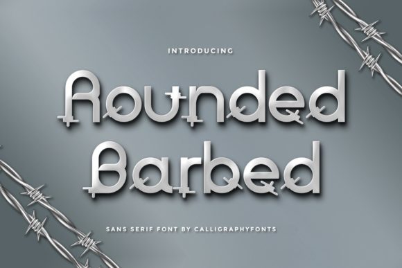 Rounded Barbed: A Modern Display Font for Editorial Design and Digital Publishing