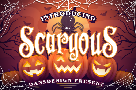 Scaryous: A Spooky Display Font with Editorial Charm