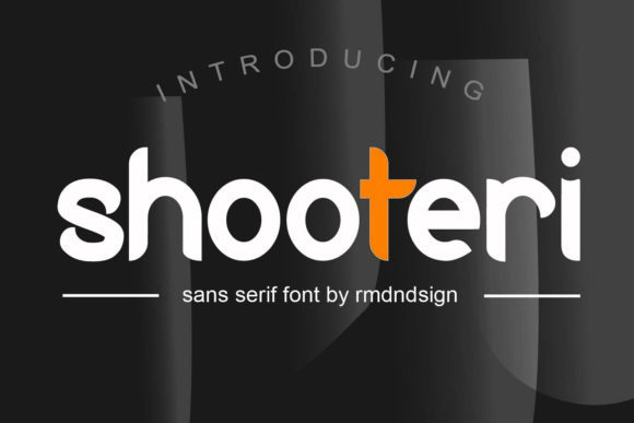 Shooteri: A Modern Display Font for Crafters and Product Designers