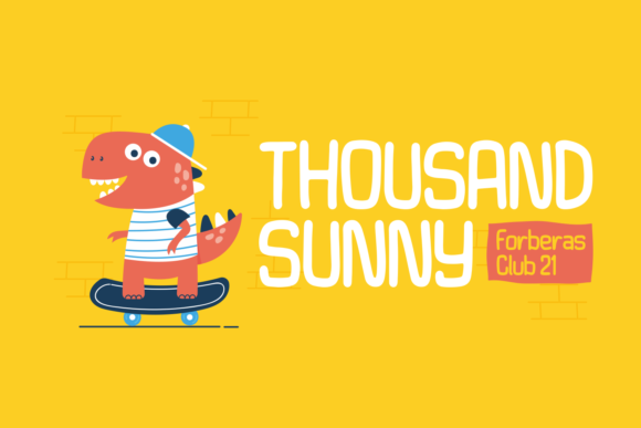 Thousand Sunny: The Display Font That Brightens Campaign Visuals