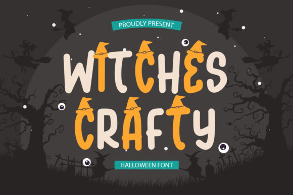 Witches Crafty: A Spooky Display Font for Halloween Campaigns and Beyond